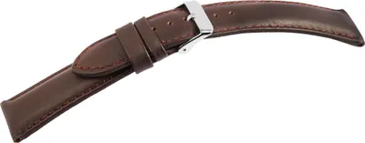 Produktbild von Echtleder-Uhrenarmband, braun, 18 mm - 24 mm