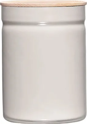 Produktbild von Riess Vorratsdose mit Deckel Maxi Ø13cm Emaille light grey