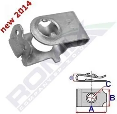 Obrázok produktu pre 5x klip ROMIX C60701