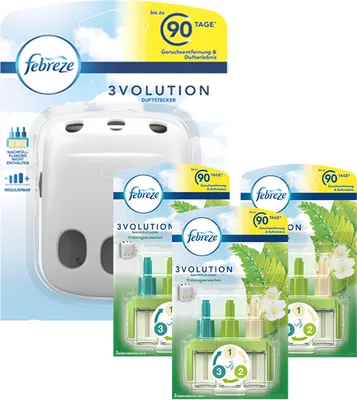 Produktbild von Febreze 3Volution Duftstecker & 3 x Flacon Lenor Frühlingserwachen je 20ml