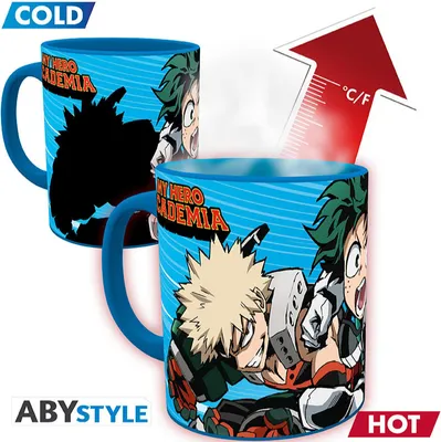 Zdjęcie produktu dla MY HERO ACADEMIA - Kubek heatchange - 320ml - Bohaterowie