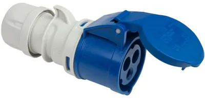 Produktbild von CEE PCE Stecker Wanddosen Kupplungen Adapter 5 polig 16A 32 A Starkstrom Garage Kupplung 3-polig
