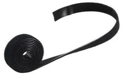 Produktbild von S/CONN 18-10005, Kabelbinder mit Klettverschluss, Velcro, Schwarz, 1000 mm, 19 mm, 1 Stück(e)