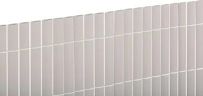 Produktbild von Doppelseitiger Schilfschirm aus PVC, 20 mm, Weiß, 1,5 x 3 m