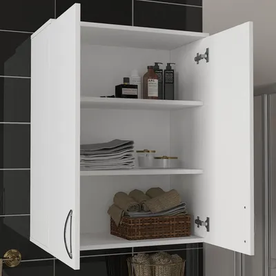 Immagine prodotto di Isili - Mobile Pensile, 70x90h cm Bianco, 2 Ripiani