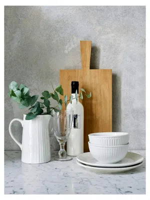 Produktbild von Frühstücksteller Alice Weiß 23 cm Set 6
