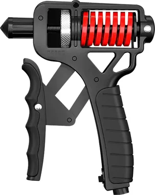 Produktbild von Einstellbarer Griffkrafttrainer, Handgriffverst?rker mit ergonomischem, rutschfestem Griff und verdicktem Doppelfederdesign, Widerstand von 5 bis 165 kg