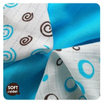 Immagine prodotto di XKKO Tovaglioli di bambù 30x30 B&S Ciano MIX (9 pezzi)