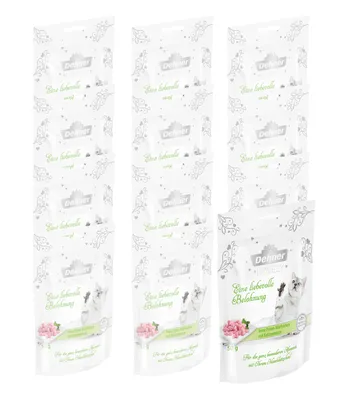 Produktbild von Dehner Premium Lovely Katzensnack, Ergänzungsfutter zuckerfrei / glutenfrei, für ausgewachsene Katzen, Pute / Minze, 12 x 50 g
