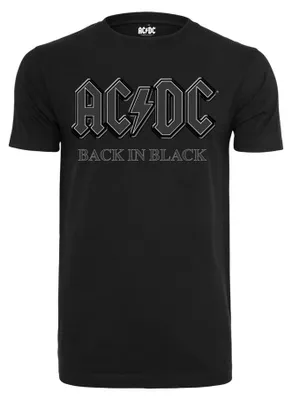 Produktbild von MerchCode - "Back In Black" T-Shirt für Herren TN2234 (S) (Schwarz)