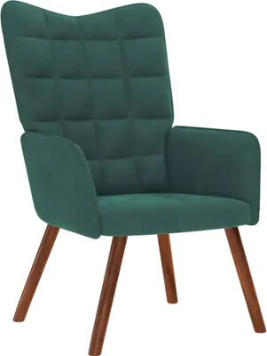 Produktbild von Relaxsessel Dunkelgrün Samt dick gepolstert 61,5x69x95,5 cm (B x T x H)