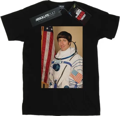 Image de The Big Bang Theory - "Rocket Man" T-shirt pour homme BI12853 (S) (Noir)