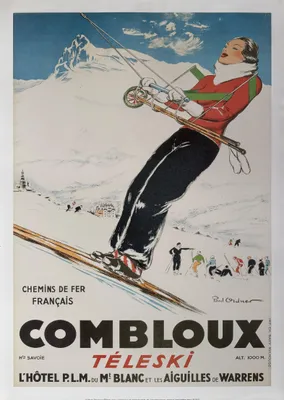 Image de Combloux - 50x70cm Affiche Poster