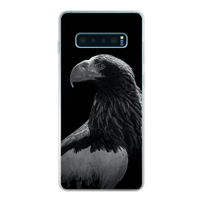 Produktbild von MuchoWow® Handyhülle Schutzhülle Hülle für Samsung Galaxy S10 Plus Adler - Nahaufnahme - Schnabel Silikon Softcase Handy Hülle - Schutzhülle