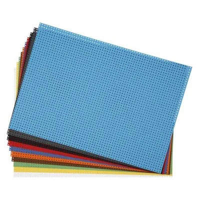 Produktbild von Stickkarton 300G.23X33Cm,10Bl.10F.sortiert