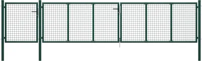 Produktbild von Gartentor Stahl 500×75 cm Grün , Gartentore Design 2024