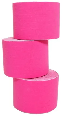 Produktbild von 6 Rollen Kinesiologie Tape 5 m x 5,0 cm pink (EUR 0,632 / m)