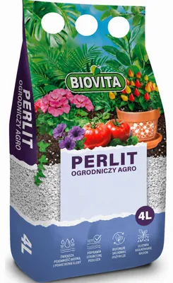 Produktbild von BirnePower Biovita Agro Gartenperlit 4L, Perlit Bodenverbesserer, Vulkanmineral Substrat, Belüftung Wasserspeicher, Anbau Zimmerpflanzen, KI-generiertes Bild