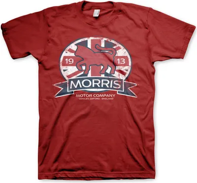 Produktbild von Morris Motor Co. England T-Shirt - X-Large - TangeRed