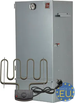 Produktbild von Elektrischer Räucherofen 7001 - Premium Räucherschrank 81 cm mit Elektroheizung - Legierter Stahl - Qualität EU Direkt vom Hersteller - Smoker zum Kalträuchern & Heißräuchern