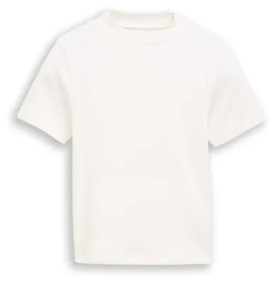 Produktbild von TOM TAILOR Mädchen Basic T-Shirt mit Rippstruktur