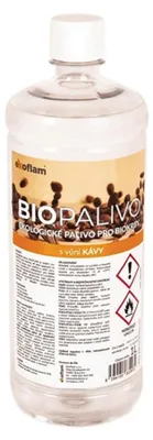 Imagen del producto de Ekoflam biolíh, combustible ecológico para bioparedes con aroma a café, 1 litro