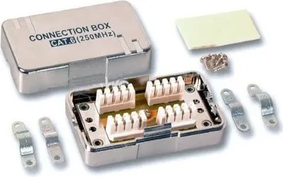 Obrázek produktu pro Propojovací box pro kabely Cat6, narážecí, stíněný