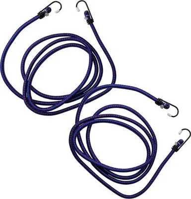 Immagine prodotto di Portapacchi da viaggio con 2 cinghie elastiche - 200 cm - con ganci - per auto e moto