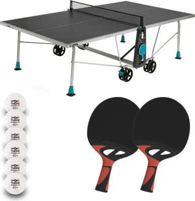 Produktbild von Cornilleau Tischtennis-Set "200X Outdoor", Grau