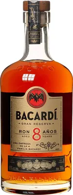Produktbild von Bacardí Ron 8 Años | 40 % vol | 0,7 l