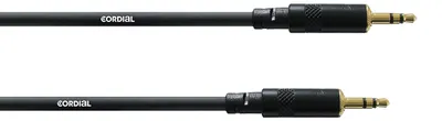 Produktbild von Cordial CFS 1.5 WW, 3.5mm, Männlich, 3.5mm, Männlich, 1,5 m, Schwarz