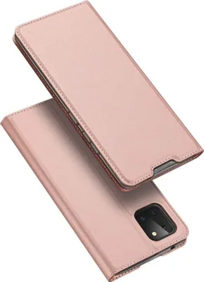 Obrázek produktu pro Pouzdro na knihy "Dux Ducis" kompatibilní s mobilním telefonem iPhone 12 pouzdro peněženka s funkcí stojánku, slot na karty rose