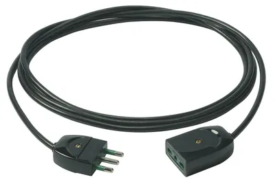 Obrázok produktu pre VIMAR 0P32385 – predlžovací kábel 3G1, dĺžka 3 metre, čierna farba