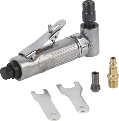 Immagine prodotto di Smerigliatrice angolare industriale da banco ad aria compressa a 90°, smerigliatrice pneumatica, pezzo da 3-6 mm, 2000 giri/min