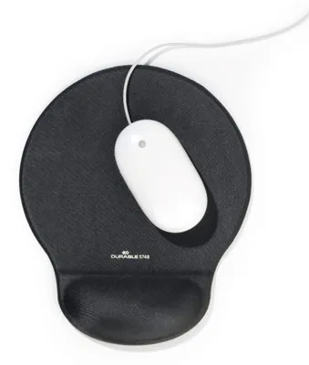 Produktbild von DURABLE Mouse Pad ERGOTOP® mit Gel oval, 574858 anthrazit