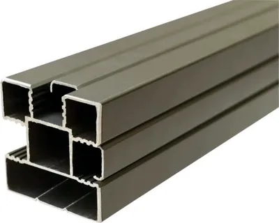 Produktbild von Steckzaunpfosten 6,8 x 6,8 x 270 cm anthrazit