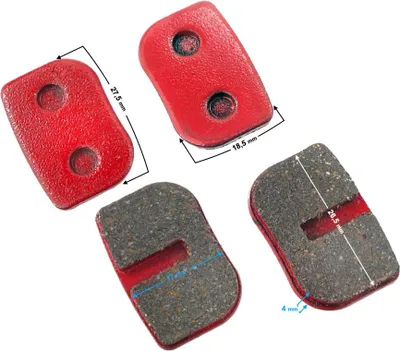 Zdjęcie produktu dla Klocki Hamulcowe (Przedni I Tylne) Do Motoroweru Pocket Bike