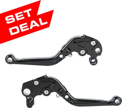 Produktbild von RACEFOXX™ Hebelset für KTM 690 SMC/R, schwarz, 12>>13