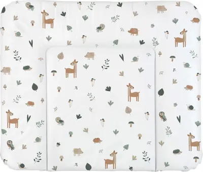 Image de Matelas à langer Large (85 x 72 cm), Couleur:Motif animaux de la forêt