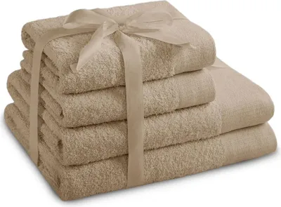 Zdjęcie produktu dla Zestaw Ręczników 2*70x140 + 2*50x100 beżowy AmeliaHome