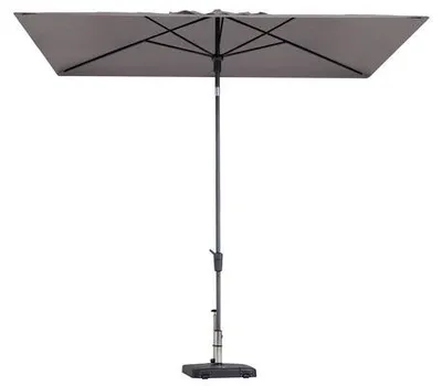 Productafbeelding van Sun square grey stokparasol 250 x 125 cm zonwering Madison