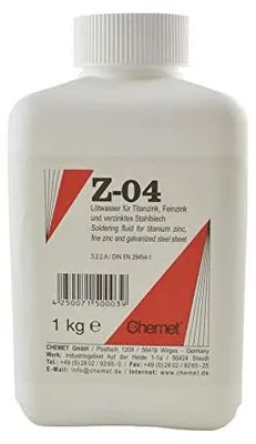 Lötwasser Z-04 1000g für Titanzink, Feinzink, Stahlblech