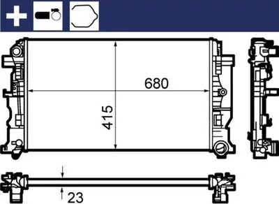 Zdjęcie produktu dla Chłodnica Db Sprinter 06-