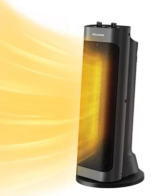 Productafbeelding van Keramische ventilatorkachel - 2000 W - 70° zwenking - Kantelbeveiliging