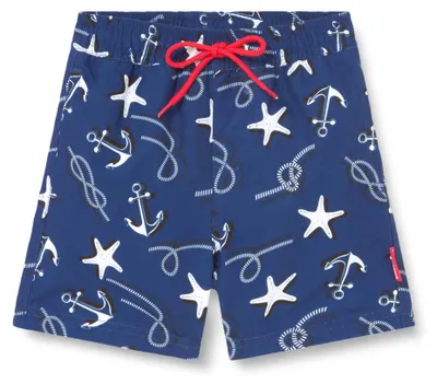 Productafbeelding van Playshoes zwemshorts voor jongens, strandshorts, zwembroek, zwemkleding, marineblauw