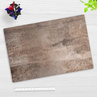 Produktbild von Schreibtischunterlage für Kinder und Erwachsene - Stahplatte beige - 60 x 40 cm - aus Premium Vinyl - Germany