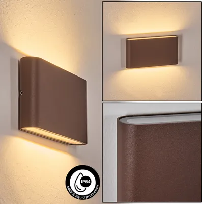 Produktbild von Canzo Außenwandlampe aus Metall/Kunststoff in Anthrazit/Weiß