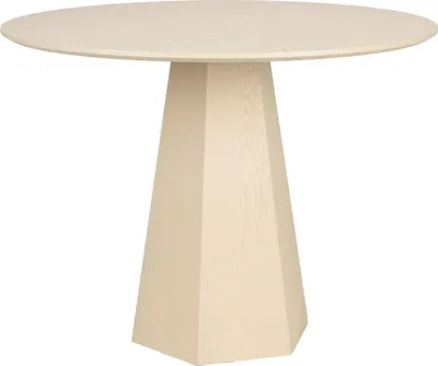Produktbild von Zuiver Pilar Esstisch Rund 100 cm Holz Beige