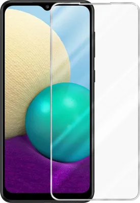 Produktbild von Cadorabo Schutzfolie für Samsung Galaxy A02 / M02 in KRISTALL KLAR Gehärtetes Tempered Display-Schutzglas Panzerfolie