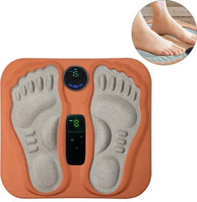 Produktbild von Fußmassagegerät 3D, EMS-Behandlung gegen Taubheitsgefühle, Kribbeln und Nervenschmerzen, 15 Intensitätsstufen, 30x29 cm